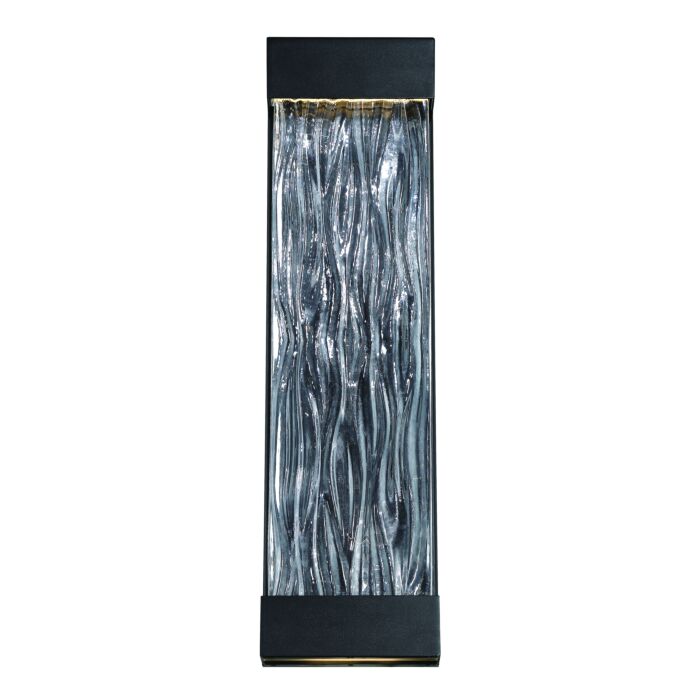 Modern Forms Fathom 16 Inch Outdoor Wall Light in Black