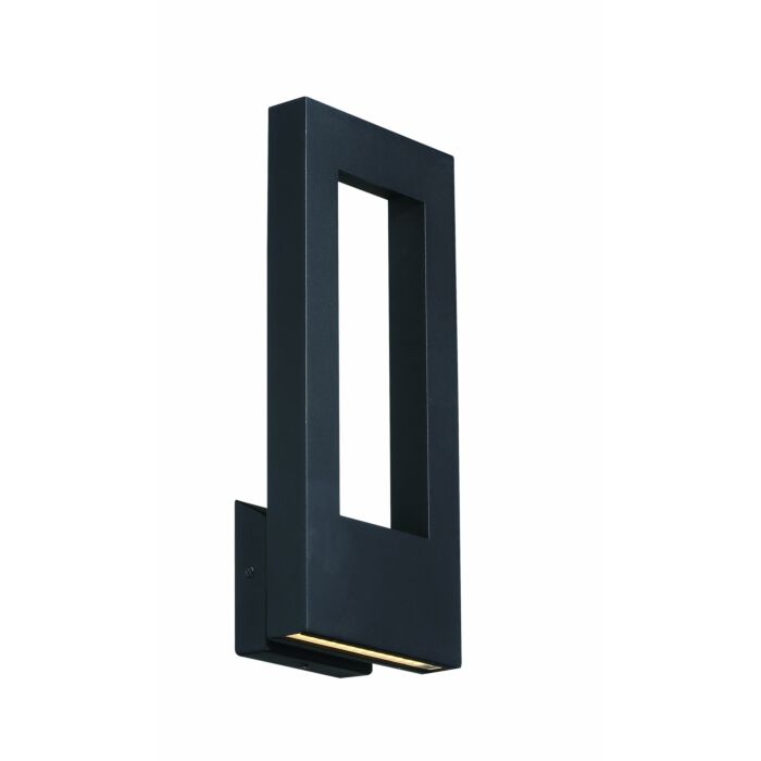 Modern Forms Twillight 16 Inch Outdoor Wall Light in Black