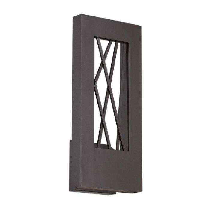 Modern Forms Twilight 2 Light Outdoor Wall Light in Bronze