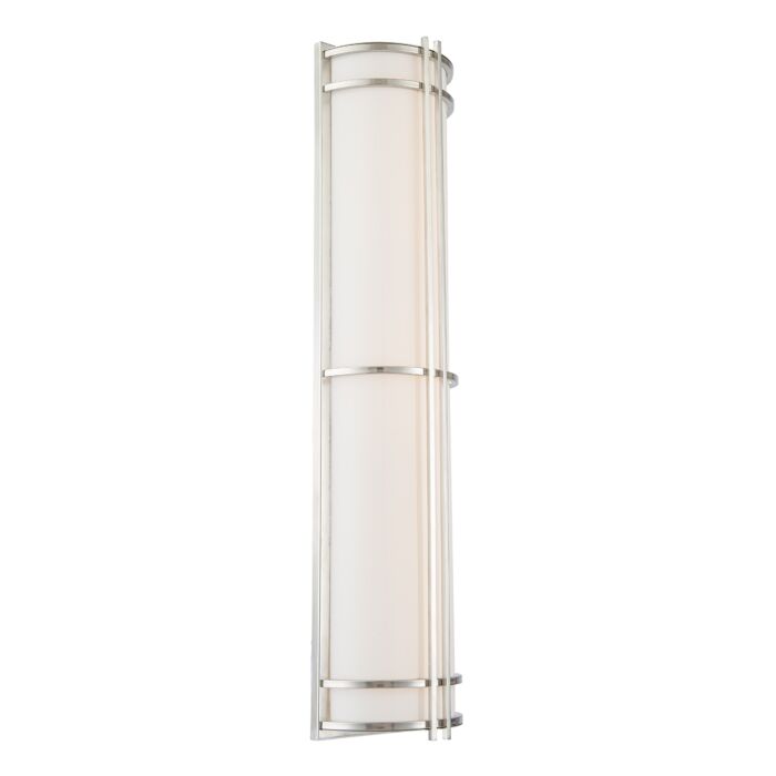 Modern Forms Skyscraper Outdoor Wall Light in Stainless Steel