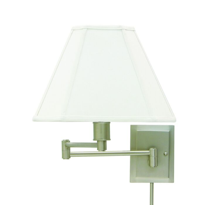 House of Troy Swing Arm Wall Lamp in Pewter Finish