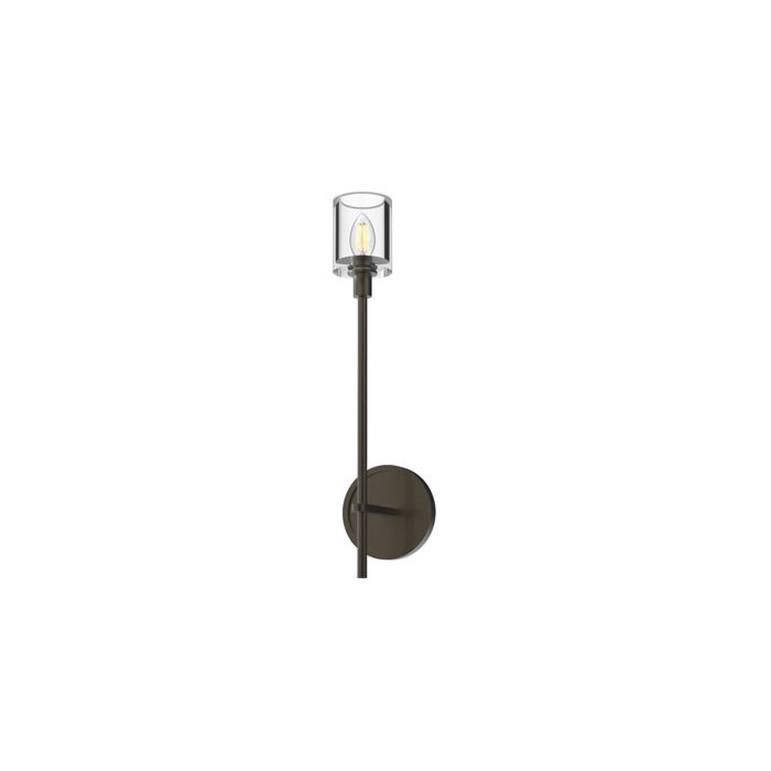 Alora Salita Wall Sconce in Urban Bronze And Clear Crystal