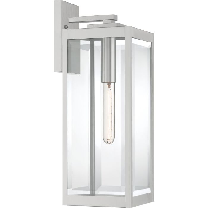 Quoizel Westover Outdoor Wall Light in Stainless Steel