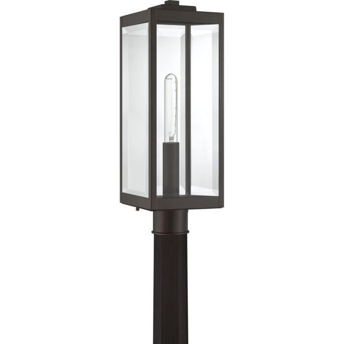 Quoizel Westover 7 Inch Outdoor Post Light in Western Bronze