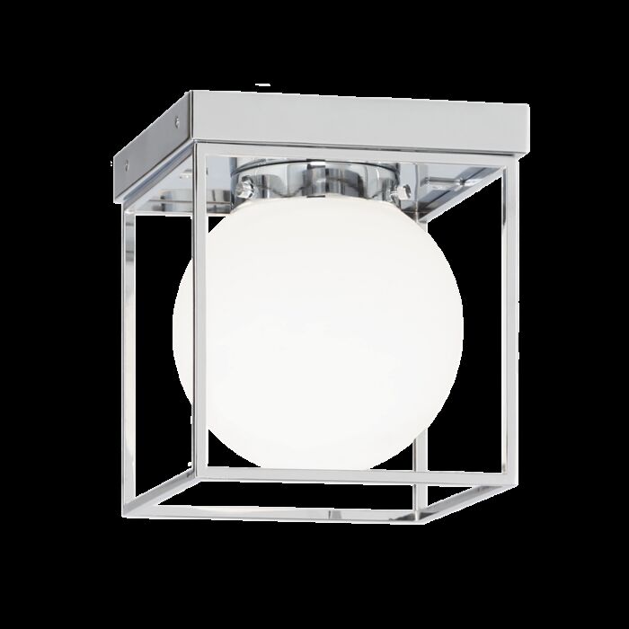 Matteo Squircle 1 Light Ceiling Light In Chrome