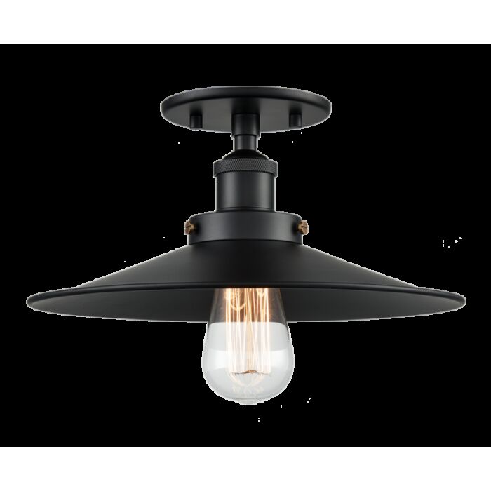 Matteo Bulstrode'S Workshop 1 Light Ceiling Light In Black