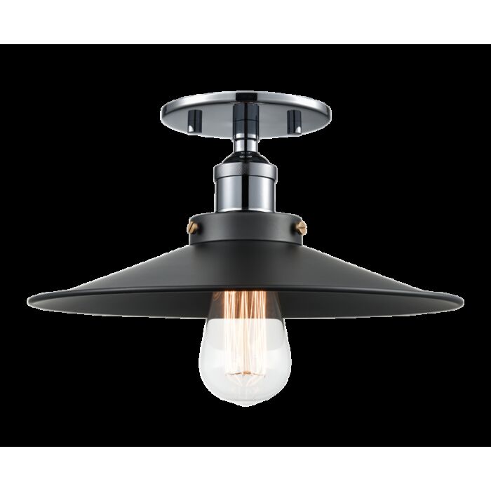 Matteo Bulstrode'S Workshop 1 Light Ceiling Light In Chrome