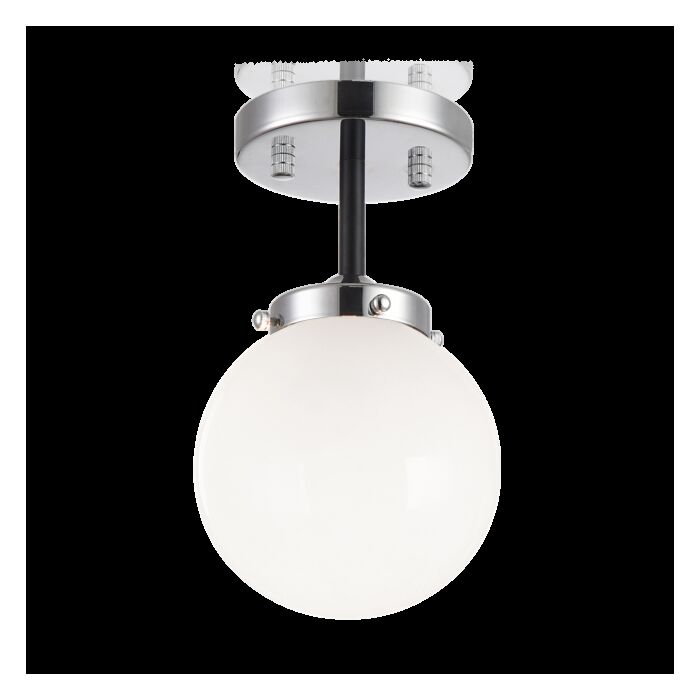 Matteo Maru 1 Light Ceiling Light In Chrome