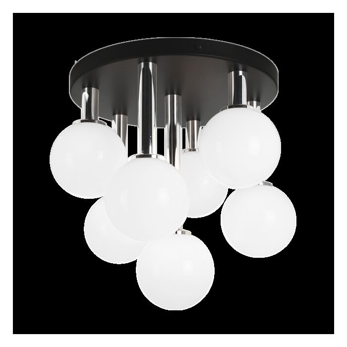 Matteo Stellar 7 Light Ceiling Light In Black