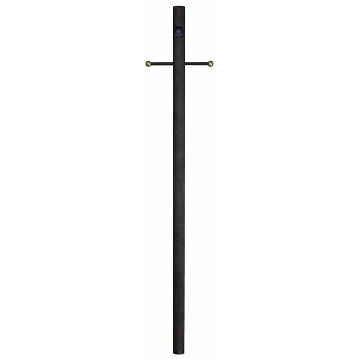 Craftmade Smooth Direct Burial 84" Outdoor Post Light Posts in Rust