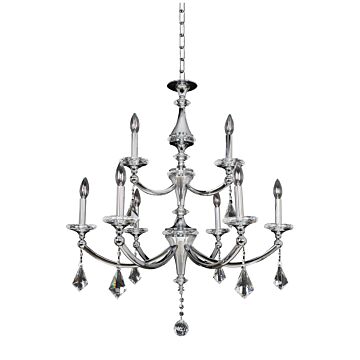  Floridia Modern Chandelier in Chrome