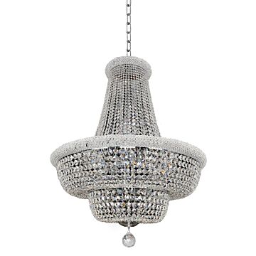 Allegri Napoli 21 Light Pendant Light in Chrome