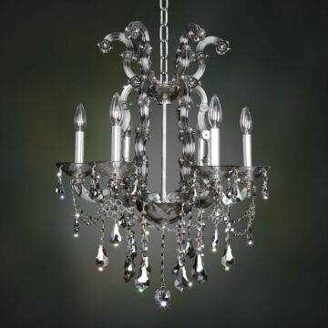  Brahms  Contemporary Chandelier in Chrome