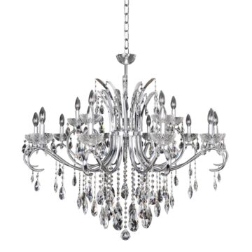 Catalani 15 Light Chandelier in Chrome by Allegri