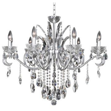 Catalani Nine Light Chandelier in Chrome by Allegri