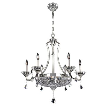  Orecchini Traditional Chandelier in Two Tone Silver
