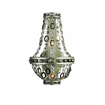  Lucia Wall Sconce in Vintage Silver Leaf