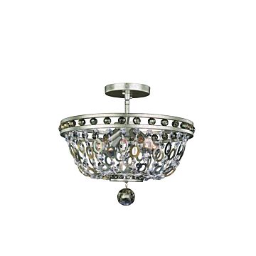  Lucia Ceiling Light in Vintage Silver Leaf