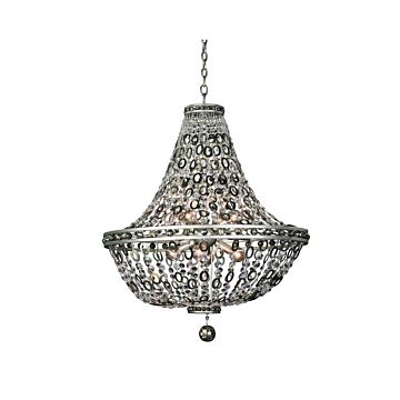  Lucia Pendant Light in Vintage Silver Leaf