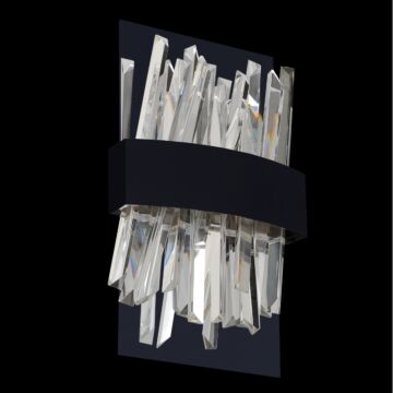 Allegri Glacier LED ADA Wall Sconce in Matte Black