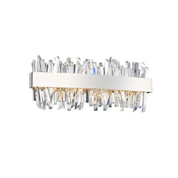  Glacier Bathroom Vanity Light in Chrome