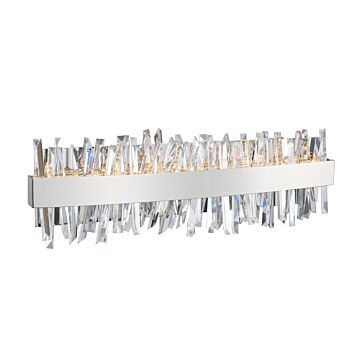  Glacier Bathroom Vanity Light in Chrome