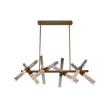  Apollo Pendant Light in Brushed Champagne Gold