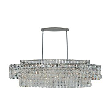 Livelli 15-Light Island Pendant in Polished Chrome