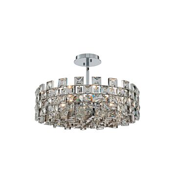 Piazze 8-Light Pendant in Polished Chrome