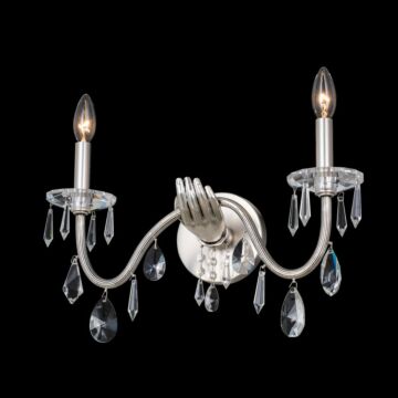 Allegri Venere 2-Light Wall Sconce in Pewter