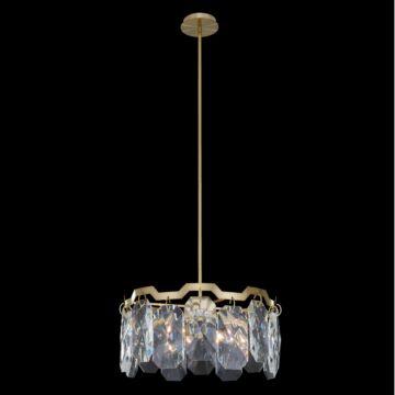 Allegri Piatta 22" Pendant in Brushed Brass