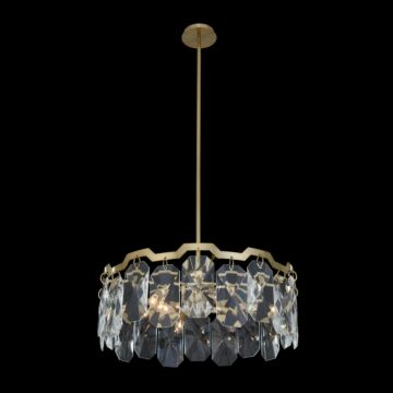 Allegri Piatta 28" Pendant in Brushed Brass