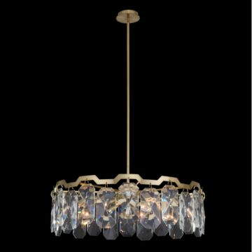 Allegri Piatta 34" Pendant in Brushed Brass