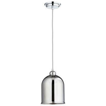 Cyan Design Celia 7.25 Inch Mirrored Glass Pendant in Chrome