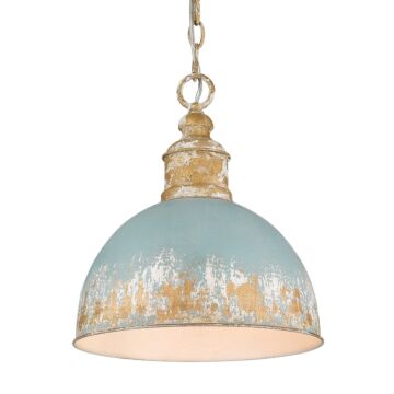 Alison One Light Pendant in Vintage Gold by Golden