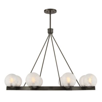 Darien 8-Light Chandelier in Mediterranean Bronze