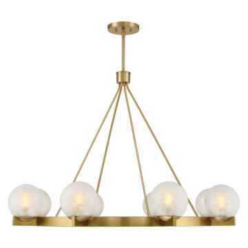 Darien 8-Light Chandelier in Warm Brass