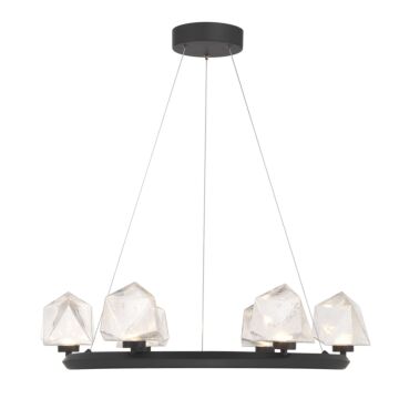 Castello 6-Light Chandelier in Matte Black