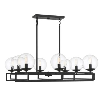 Crosby 8-Light Chandelier in Matte Black