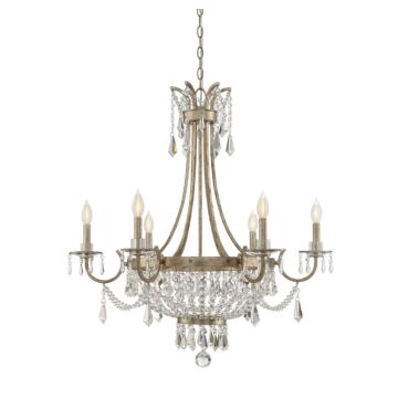 Claiborne Six Light Chandelier in Avalite by Savoy House