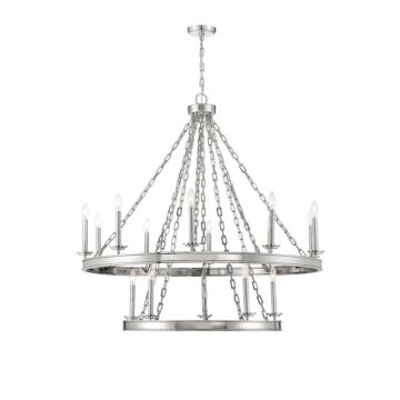 Seville 15-Light Chandelier in 
Polished Nickel