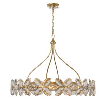 Marbella 14-Light Chandelier in Gold Shimmer by Breegan Jane