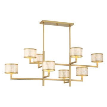 Mariquita 8-Light Chandelier in Spun Gold