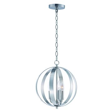 Provident Three Light Chandelier in Satin Nickel by Maxim
