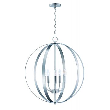 Provident Five Light Chandelier in Satin Nickel by Maxim