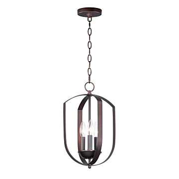 Provident Three Light Chandelier in Oil Rubbed Bronze by Maxim