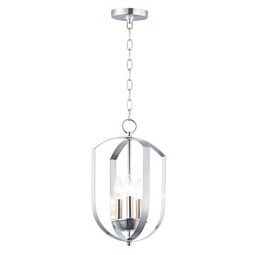 Provident Three Light Chandelier in Satin Nickel by Maxim