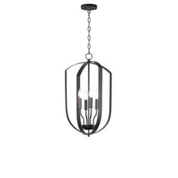 Provident Four Light Chandelier in Black by Maxim