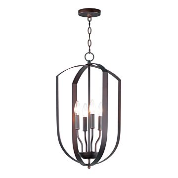 Provident Four Light Chandelier in Oil Rubbed Bronze by Maxim