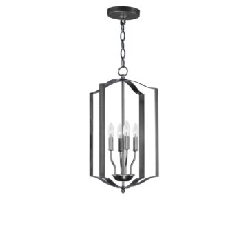 Provident Four Light Chandelier in Black by Maxim